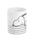 Preview: The Peanuts - Tasse ''Kaffe? Bin gleich da!'', 320 ml, Keramik